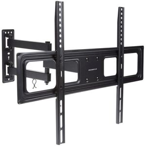 PROPERAV PROPER Swing Arm Full Motion Curved TV Bracket, Black