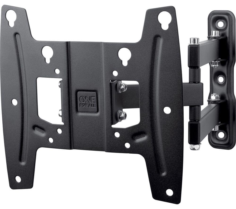 ONE FOR ALL WM4251 Tilt & Swivel TV Bracket, Black