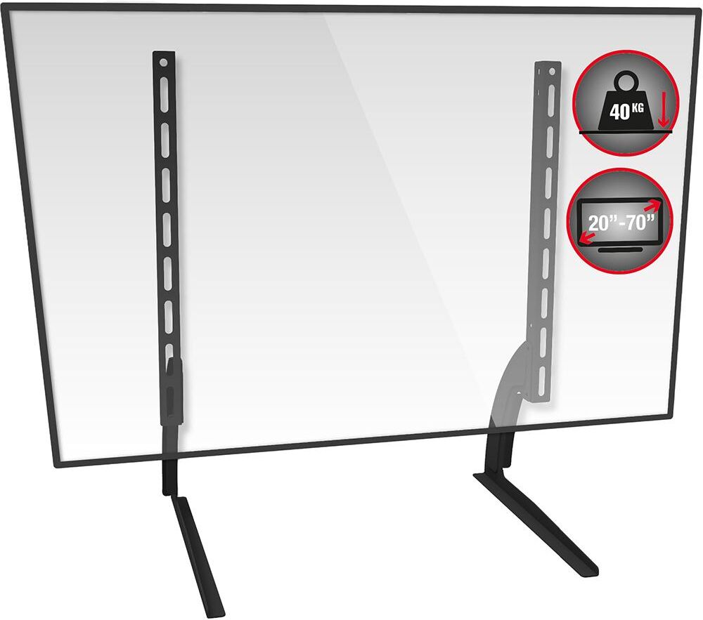 TTAP TTDUNIV-1 350 TV Stand with Bracket - Black, Black