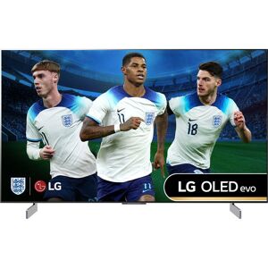 42" LG OLED42C34LA  Smart 4K Ultra HD HDR OLED TV with Amazon Alexa, Silver/Grey