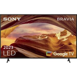 55" SONY BRAVIA KD-55X75WLU  Smart 4K Ultra HD HDR LED TV with Google TV & Assistant, Silver/Grey