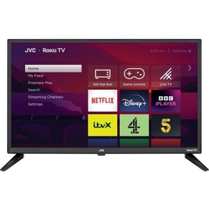 24" JVC LT-24CR230  Smart HD Ready HDR LED TV, Black