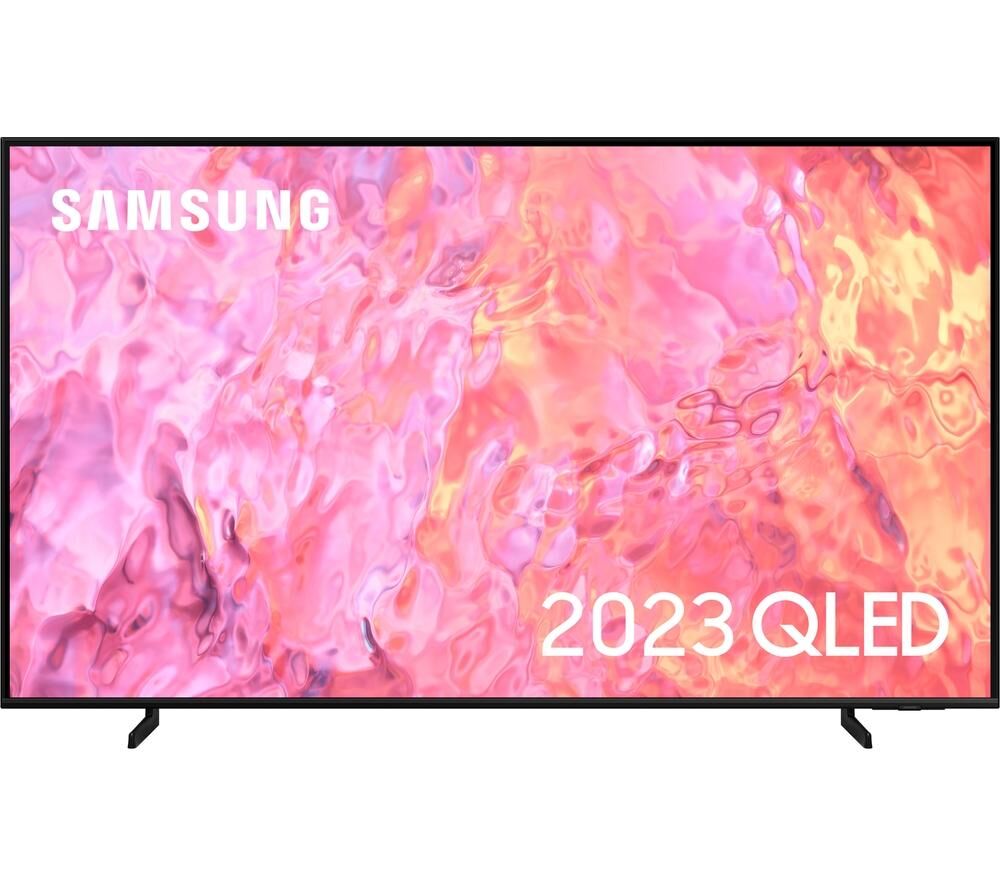 Samsung 55" SAMSUNG QE55Q60CAUXXU  Smart 4K Ultra HD HDR QLED TV with Bixby & Alexa, Black