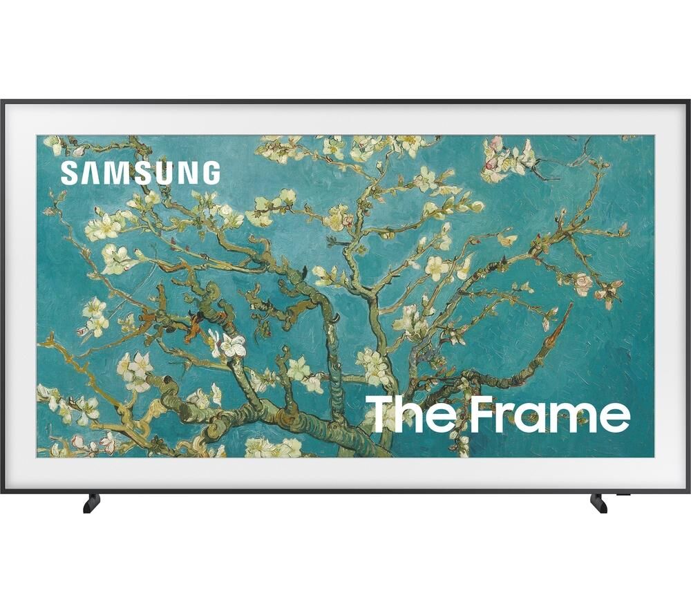 85" SAMSUNG The Frame Art Mode QE85LS03BGUXXU  Smart 4K Ultra HD HDR QLED TV with Bixby & Alexa, Black