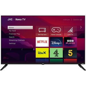 JVC LT-43CR330  Smart Full HD HDR LED TV, Black
