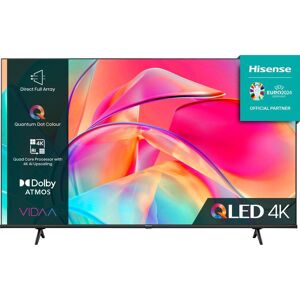 HISENSE 43E7KQTUK  Smart 4K Ultra HD HDR QLED TV with Amazon Alexa, Black