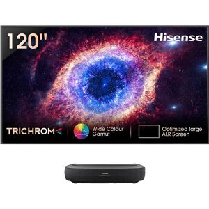 HISENSE 120L9HTUKA Smart 4K Ultra HD HDR Laser TV with Amazon Alexa, Black