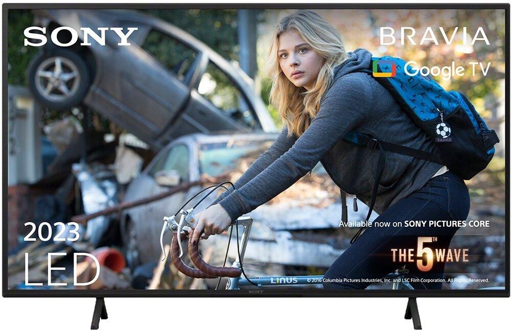 55" SONY BRAVIA KD-55X75WLU  Smart 4K Ultra HD HDR LED TV with Google TV & Assistant, Silver/Grey