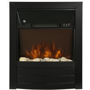 ZANUSSI ZEFIST1003B Wall Mounted Electric Fireplace - Black, Black