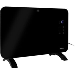 PRINCESS 341000 Smart Glass Panel Heater - Black, Black