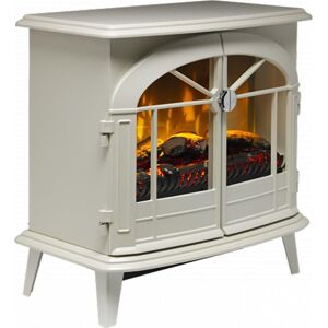 DIMPLEX Fullerton FLN20 Electric Stove Fire - Matt White, White