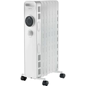 IGENIX IG2615 Portable Oil-Filled Radiator - White, White