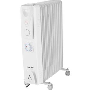 WARMLITE WL43005YTW Portable Oil-Filled Radiator - White, White