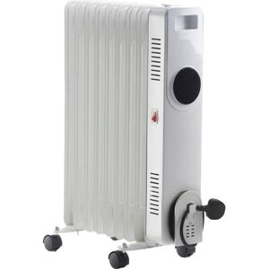 DAEWOO HEA1890GE Portable Oil-Filled Radiator - White, White