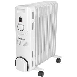 BELDRAY 9 Fin EH3749 Portable Oil-Filled Radiator - White, White