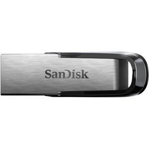 SANDISK Ultra Flair USB 3.0 Memory Stick - 128 GB, Silver, Silver/Grey