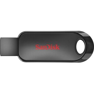 SANDISK Cruzer Snap USB 2.0 Memory Stick - 128 GB, Black & Red, Black,Red