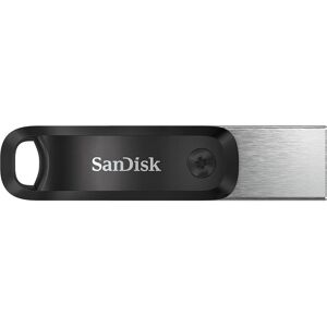 SANDISK iXpand USB 3.0 & Lightning Dual Memory Stick - 128 GB, Black, Silver/Grey,Black