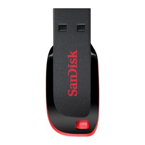 SANDISK Cruzer Blade USB 2.0 Memory Stick - 64 GB, Black, Black