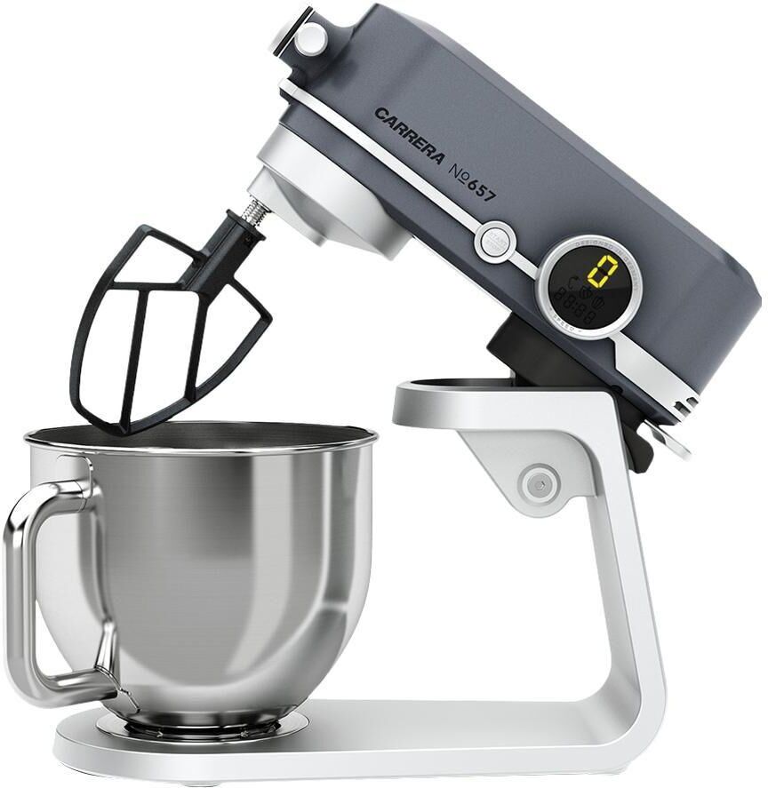 CARRERA 18476011 Stand Mixer - Grey & Silver, Silver/Grey