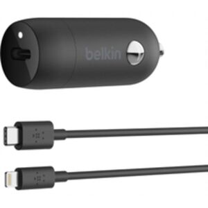 BELKIN CA003bt04BK Lightning Car Charger - 1.2 m, Black