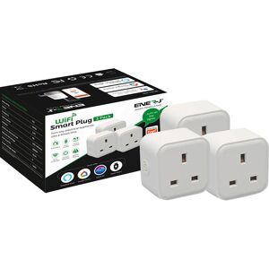 ENER-J SHA5324-3 Smart WiFi Socket - Triple Pack, White