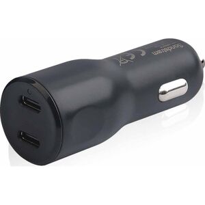 SANDSTROM S40WDC24 40 W Dual USB-Type C Car Charger, Black