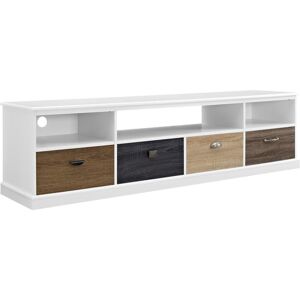 DOREL HOME 1773096PCOMUK Mercer 1829 mm TV Stand - White, White