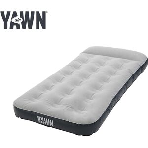 YAWN Air Mattress - Single, Silver/Grey,Black