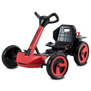 ROLLPLAY Flex Kart XL 12 Volt Electric Go-Kart - Red & Black, Black,Red