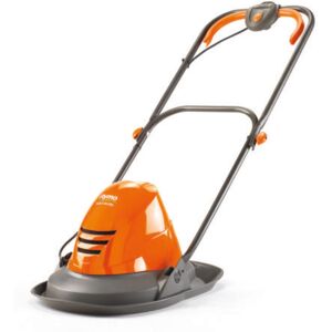 FLYMO Turbo Lite 250 Corded Hover Lawn Mower - Orange & Black