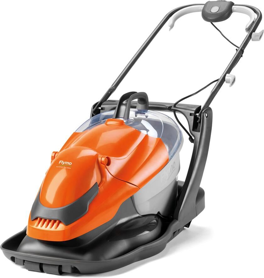 Flymo Easi Glide Plus 360V Hover Lawn Mower - Black & Orange