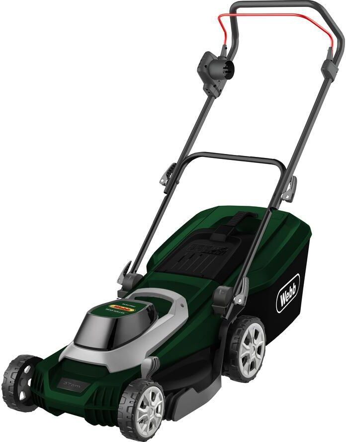 WEBB Supreme WEER37RR Corded Rotary Lawn Mower - Green