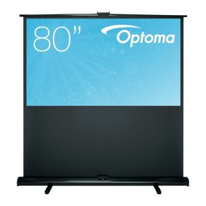 OPTOMA Panoview DP-9080MWL Portable Pull Up Projector Screen, Black