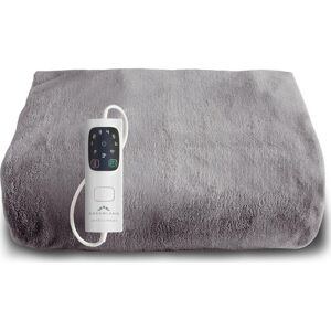 DREAMLAND Snuggle Up Velvet Heated Throw - Grey, 160 x 120 cm