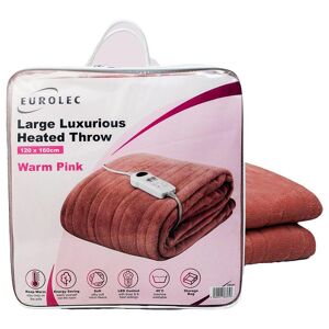 EUROLEC EB02PI Heated Throw - Pink