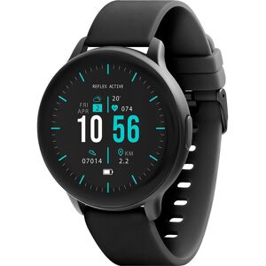 REFLEX ACTIVE Series 14 Smart Watch - Black, Silicone Strap, Black