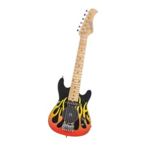 TOYRIFIC Academy of Music TY6016B Electric Guitar - Flame, Patterned