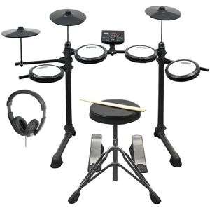 AXUS AXK4 Electronic Drum Kit, White,Black