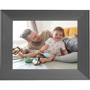 AURA Mason 9" WiFi Digital Photo Frame - Graphite Grey, Silver/Grey