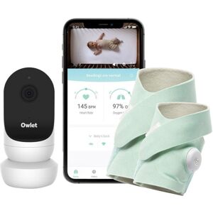 OWLET Baby Monitor Duo Plus Smart Sock 3 & Cam 2 Bundle - Mint