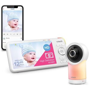 VTECH RM5766HD 5" LCD Screen Smart Video Baby Monitor - White