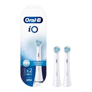 ORAL B Ultimate Clean Replacement Toothbrush Head  Pack of 2, White