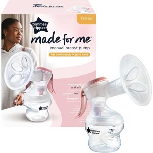 TOMMEE TIPPEE Made for Me Single Manual Breast Pump - White & Purple