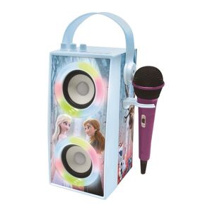LEXIBOOK Disney Frozen II BTP180FZZ Bluetooth Karaoke System, Purple,Blue