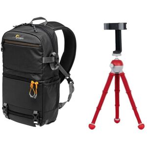 Lowepro Slingshot SL 250 AW III DSLR Camera Backpack & PodZilla JB01758-BWW Medium Kit Bundle, Black