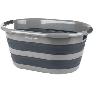 RUSSELL HOBBS LA053879 Laundry Basket - Black & Grey