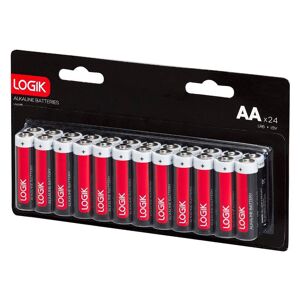 LOGIK LAA2416 AA Alkaline Batteries - Pack of 24