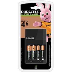 DURACELL CEF14 4-Battery Charger with Batteries