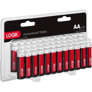 LOGIK LAA4817 AA Batteries - Pack of 48